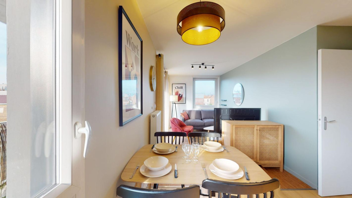 Image d'un chambre dans une colocation de 90m² à lille à 572€ à lille (59000)