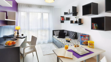 T1 de 18m² meublé et équipé