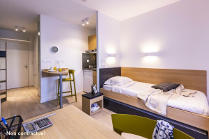 Photo Chambre dans T5 meublé et équipé n° 2