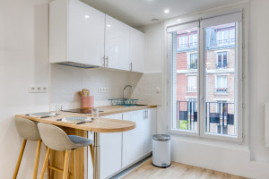 Découvrez ce T2 meublé et lumineux de 19 m² à Paris 20ème