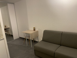 Studio de 15m² sous les toits, mansardés