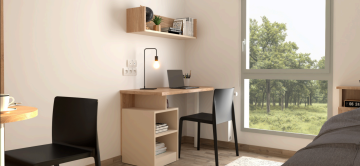 Studio de 17 à 24m² meublé et équipé