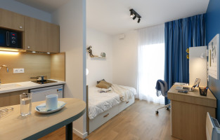 Studio de 17 à 23m² meublé et équipé