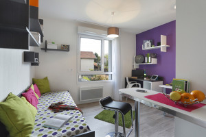 Studio de 21m² meublé et équipé