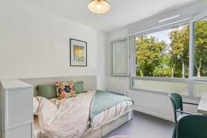 Studio Lit simple de 19m² meublé et équipé