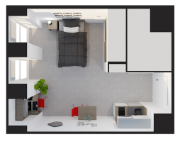 Photo Chambre en coliving de 20m² meublé et équipé n° 4