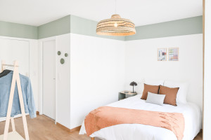 Chambre privée en colocation dans un appartement COZY (10 ch)  - SDB privative
