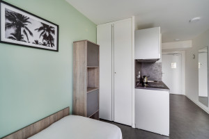 Photo Studio de 18 à 19m² meublé et équipé n° 4