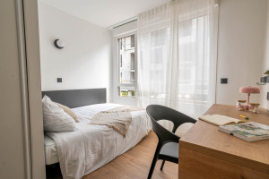 Mini studio privé en appartement en T3/T4/T5 de 15 à 21m² meublé et équipé