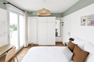 Chambre privée en colocation dans un appartement PREMIUM (4 ch)  - SDB privative