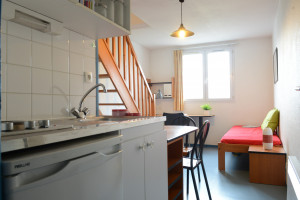 T1 bis duplex de 26.5 à 31m² meublé et équipé