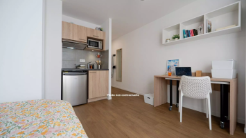 Studio de 19 à 22m² meublé et équipé