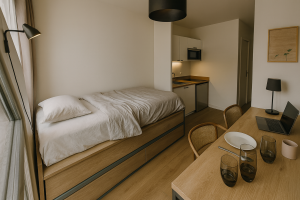 Studio de 17 à 22m² meublé et équipé