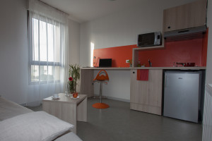 Photo 3 room apartment, student residence Bègles-Bordeaux n° 4
