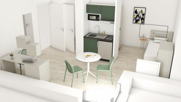 Photo Studio confort de 20 à 22m2 meublé et équipé n° 2