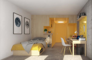Photo T1 de 25 à 26m² meublé et équipé n° 1