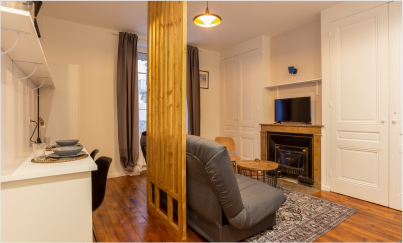 studio meublé refait à neuf à Lyon