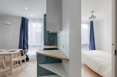 Magnifique 3 pièces de 27m2 - Rue de l'Ourcq - colocation possible