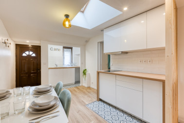 Maison avec terrasse refait à neuf par un architecte à Corbeil Essonnes