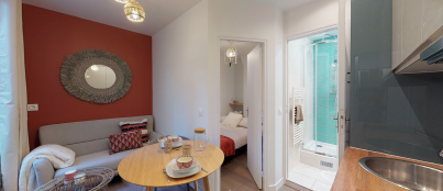 Magnifique T2 de 17,91 m² - Rue Philippe de Girard
