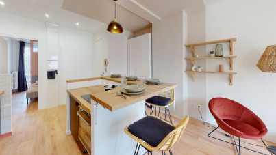 Chaleureux T4 meublé de 64 m² proche St-Charles/Joliette