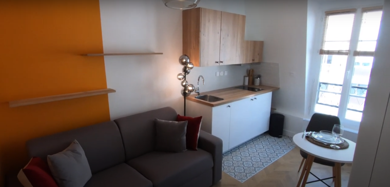Photo principale Studio 1 pièces à Paris 19