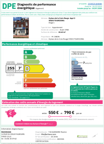 Photo principale T1 1 pièces à Tourcoing