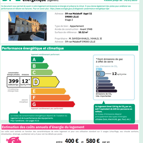 Photo principale Studio 1 pièces à Lille